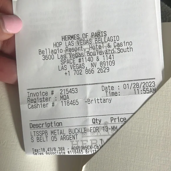 Hermes Gamma 13 mm Reversible Belt